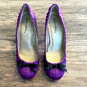 Purple Wild Diva pumps